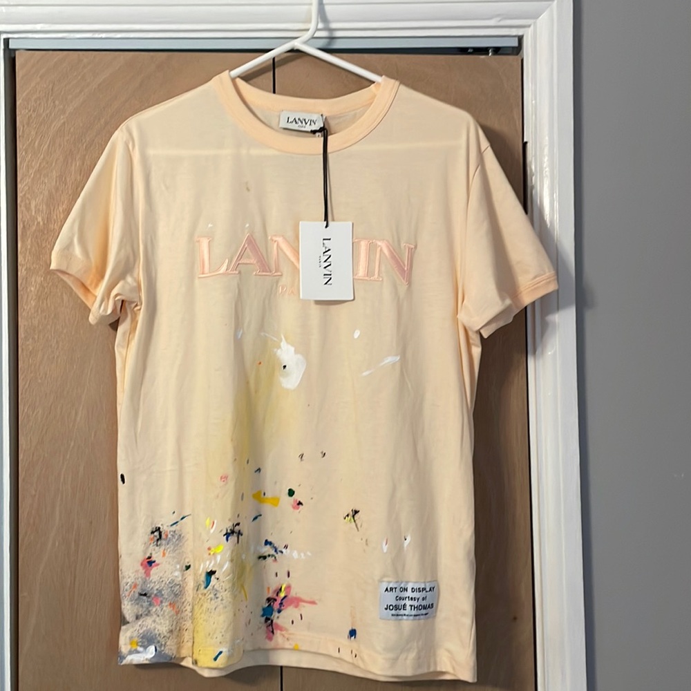 Lanvin X Gallery Dept. Women's Pink Logo T-shirt